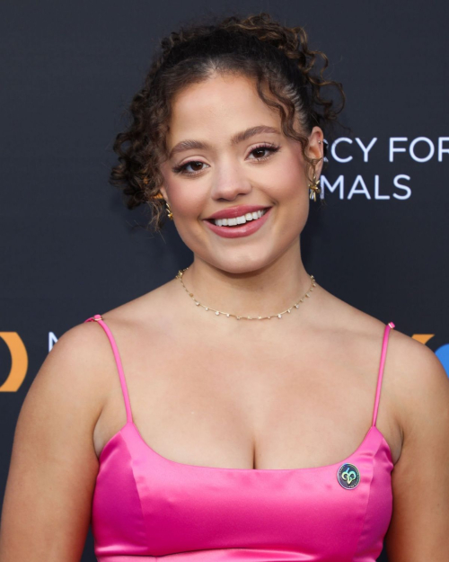 Sarah Jeffery at Mercy for Animals Gala in Los Angeles 2