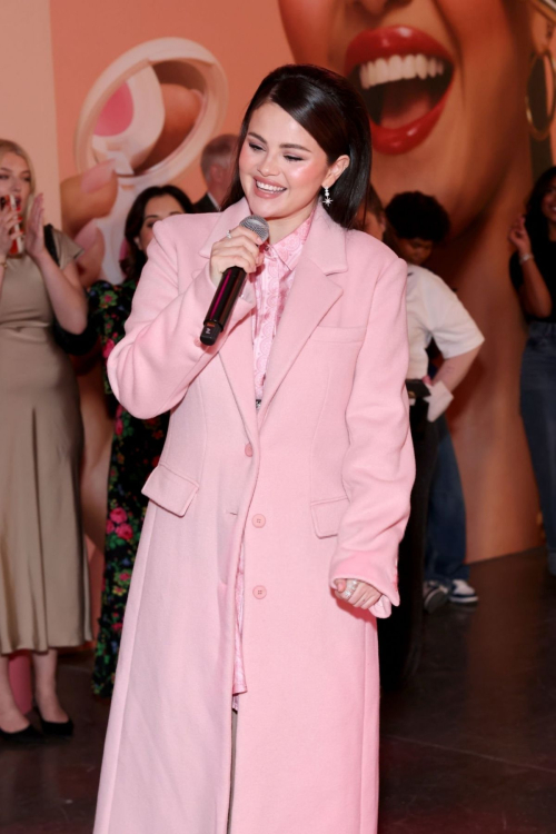 Selena Gomez Celebrates Launch of Rare Beauty’s Soft Pinch Luminous Powder Blush Collection in New York