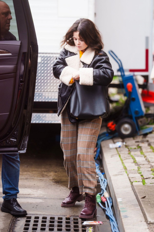 Selena Gomez on Set of Only Murders in the Building in New York 1