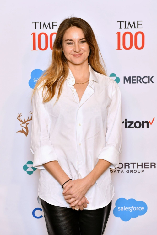 Shailene Woodley Attends TIME100 Summit in New York