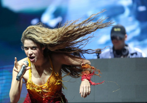 Shakira at Bizarrap Set in Sahara Tent at Coachella Valley Music and Arts Festival 4