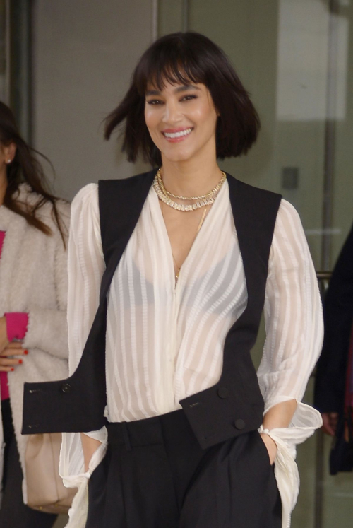 Sofia Boutella Departs CBS Studios in New York 1