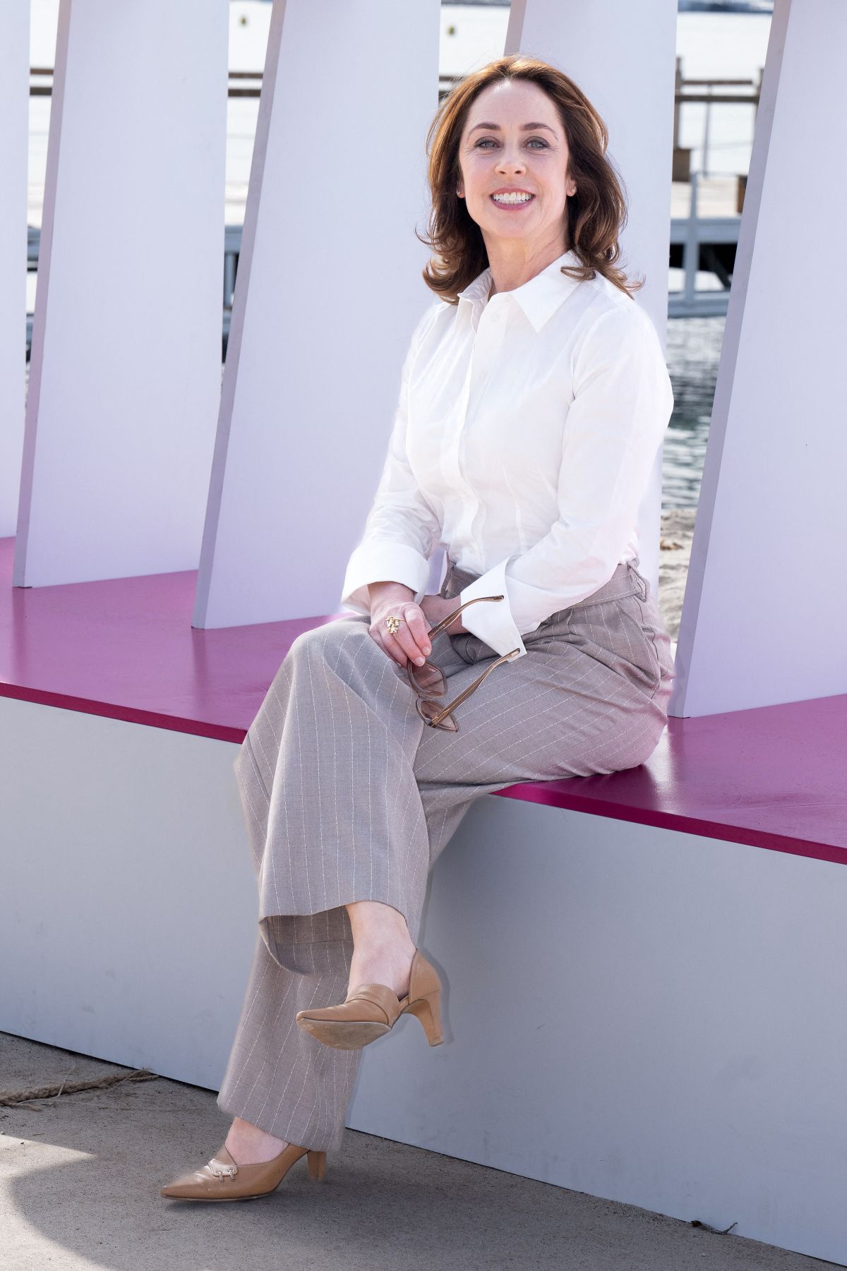 Sofie Grabol Attends Jury Photocall at CannesSeries Festival in Cannes