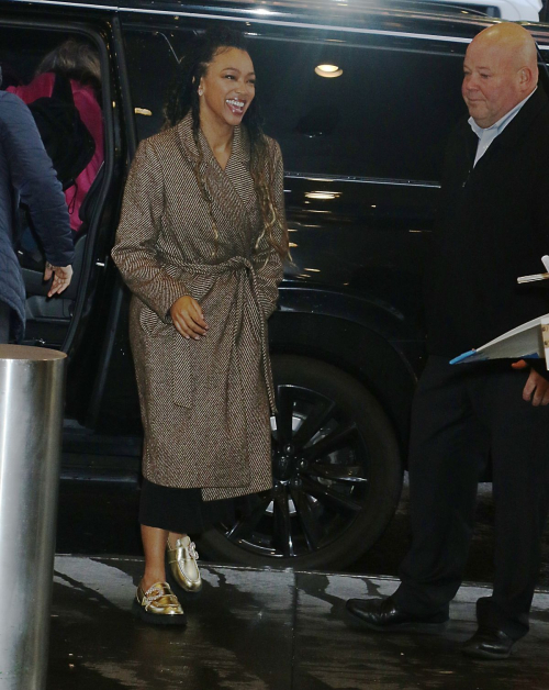 Sonequa Martin-Green Arrives at CBS Mornings in New York 4