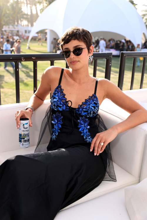 Taylor Hill at Celsius Cosmic Desert Event at Coachella 2