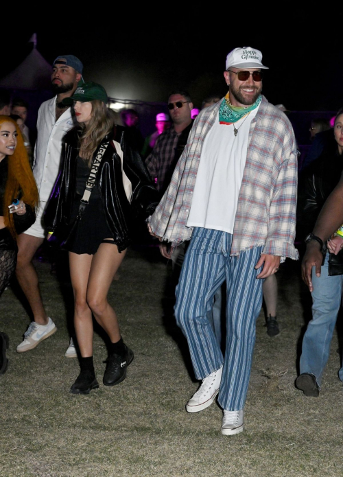 Taylor Swift and Travis Kelce at Coachella Music Festival