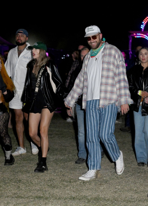 Taylor Swift and Travis Kelce at Coachella Music Festival 2