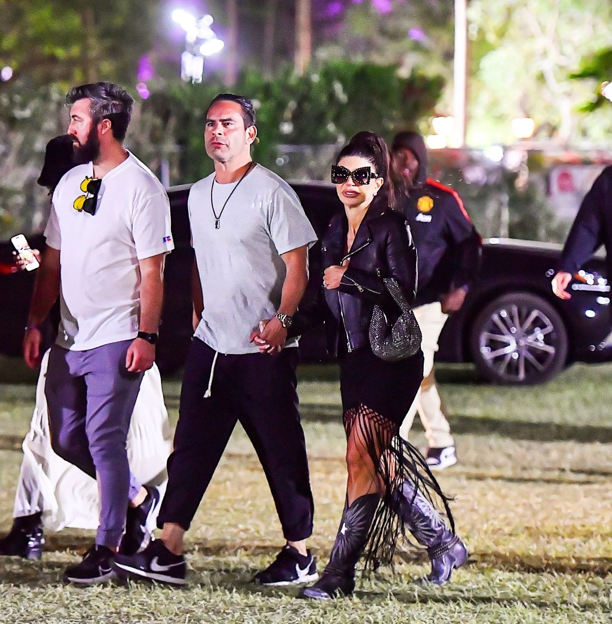 Teresa Giudice and Louie Ruelas at Coachella Festival in Indio