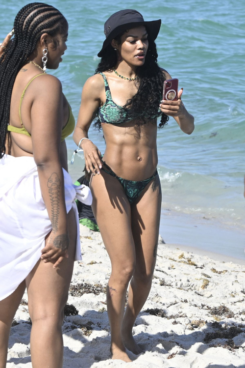 Teyana Taylor in Bikini at Miami Beach 2