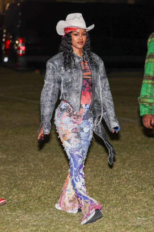 Teyana Taylor Rocks a Cowgirl Ensemble at Coachella