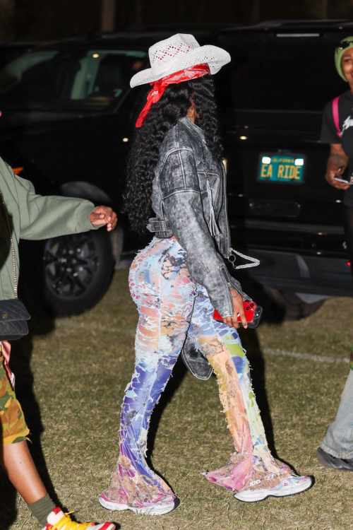 Teyana Taylor Rocks a Cowgirl Ensemble at Coachella 1