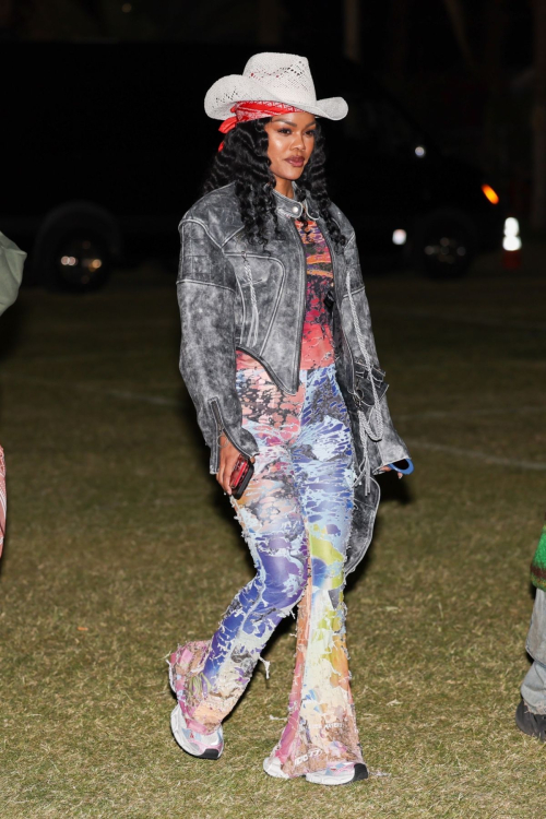 Teyana Taylor Rocks a Cowgirl Ensemble at Coachella 3