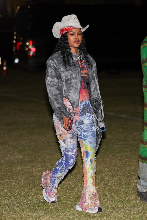 Teyana Taylor Rocks a Cowgirl Ensemble at Coachella 6