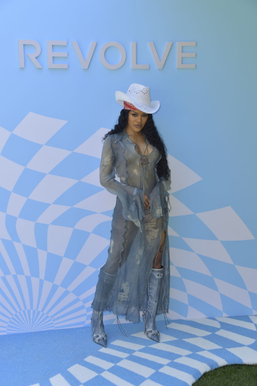 Teyana Taylor Shines at Revolve Festival during Coachella 1