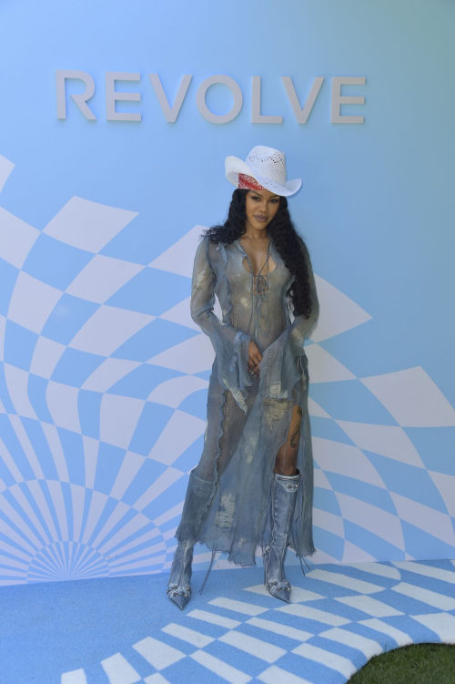 Teyana Taylor Shines at Revolve Festival during Coachella 5