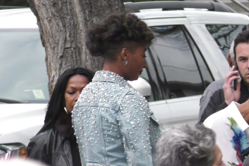 Toccara Jones Arrives at Lakers Game in Los Angeles 2