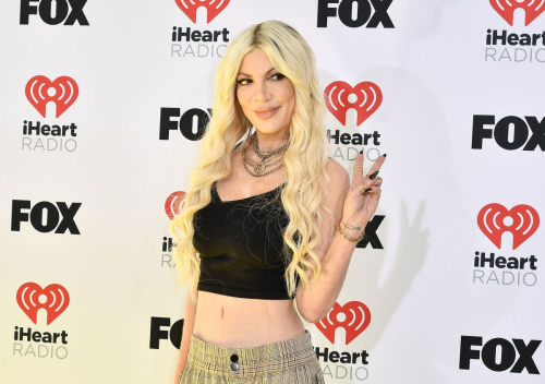 Tori Spelling at iHeartRadio Music Awards in Hollywood 1