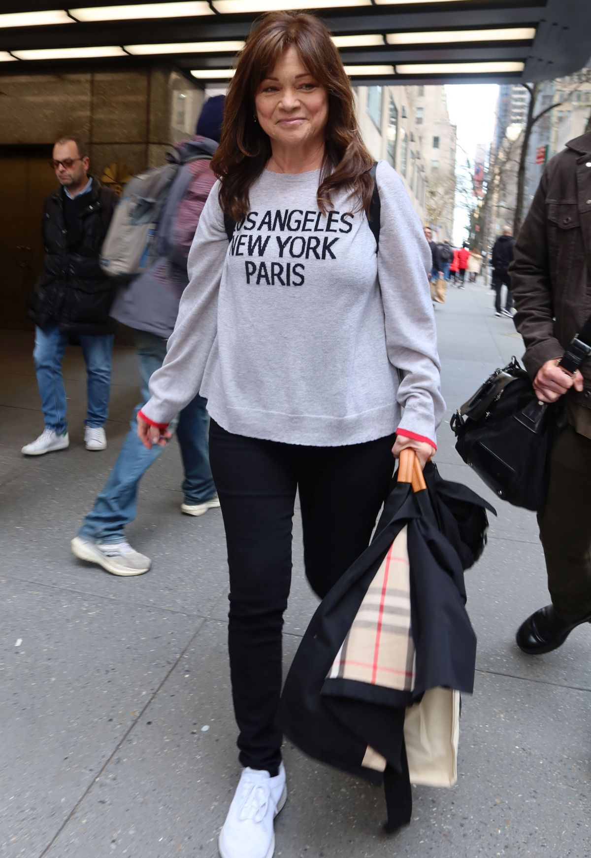 Valerie Bertinelli Arriving at NBC Studios New York