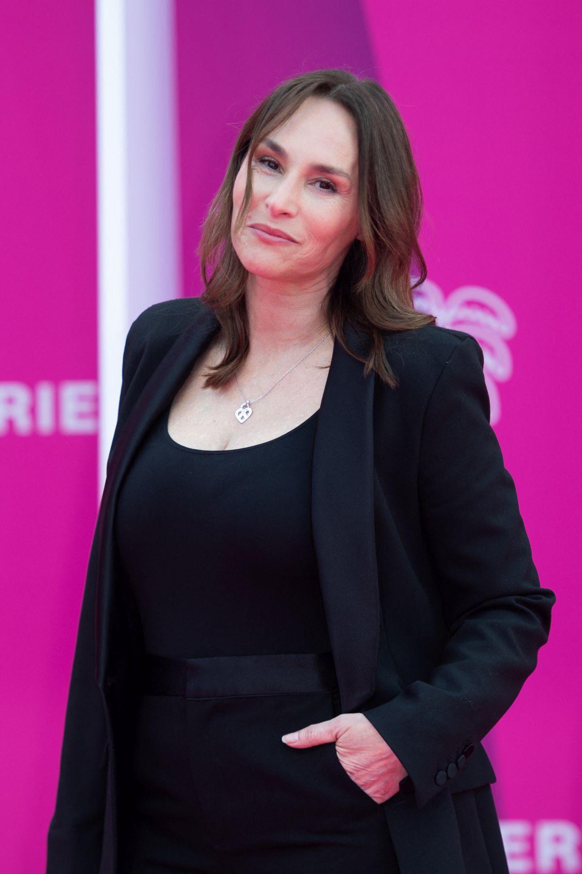 Vanessa Demouy at Canneseries IFF Pink Carpet in Cannes