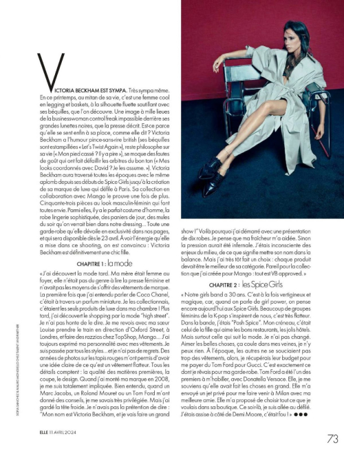 Victoria Beckham in Elle Magazine France April 2024 4