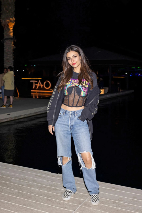 Victoria Justice at Tao Desert Nights During Coachella