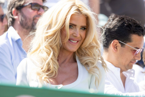 Victoria Silvstedt at Rolex Monte Carlo Masters Quarter Finals in Monaco 1