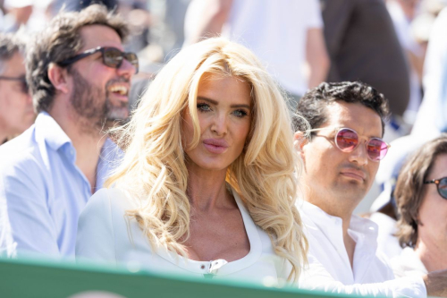 Victoria Silvstedt at Rolex Monte Carlo Masters Quarter Finals in Monaco 3