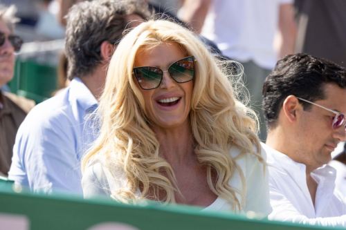 Victoria Silvstedt at Rolex Monte Carlo Masters Quarter Finals in Monaco 5