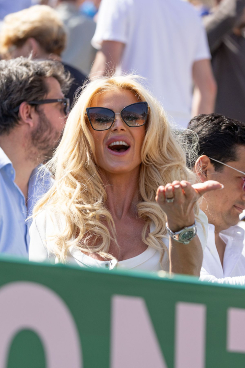 Victoria Silvstedt at Rolex Monte Carlo Masters Quarter Finals in Monaco 6