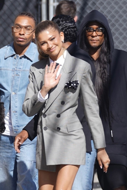 Zendaya Appears on Jimmy Kimmel Live in Los Angeles 5