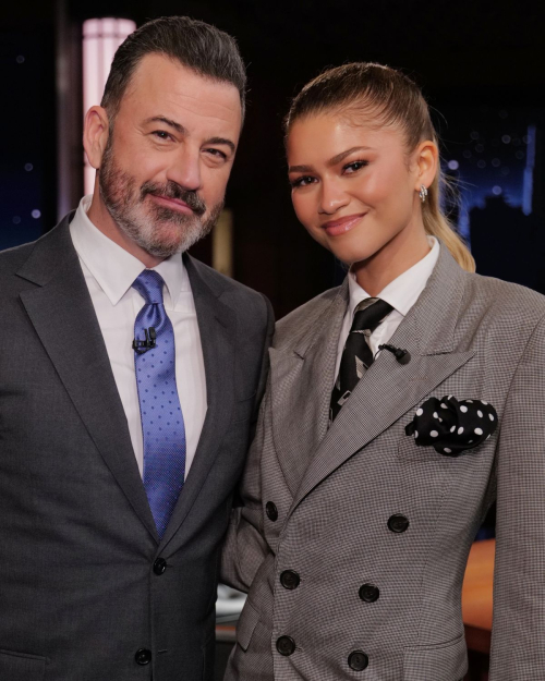 Zendaya at Jimmy Kimmel Live 1