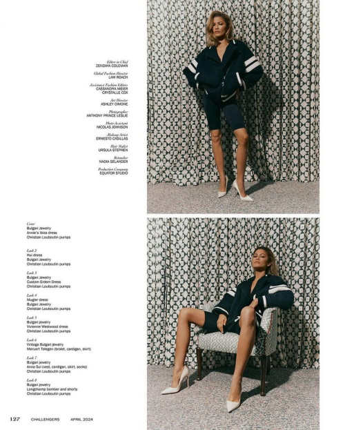 Zendaya for Challengers Magazine April 2024 4