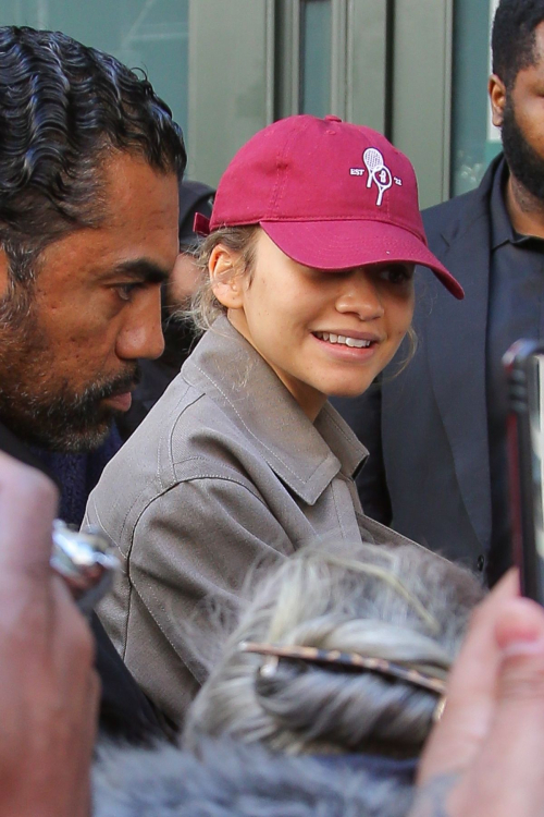 Zendaya Out for Challengers Press Tour in New York 1