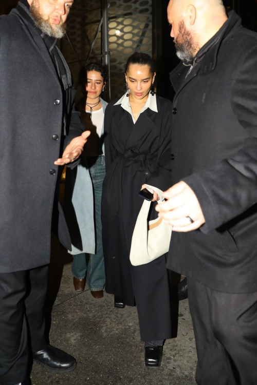 Zoe Kravitz Leaves SNL Dinner Party at Zuma in New York 1