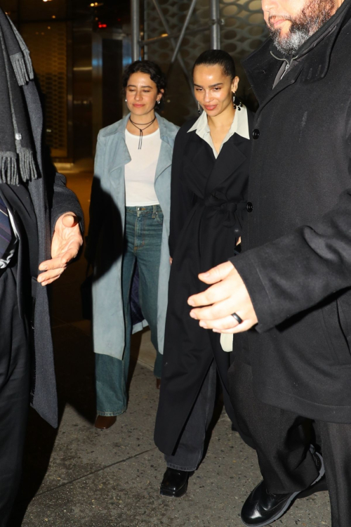 Zoe Kravitz Leaves SNL Dinner Party at Zuma in New York 2