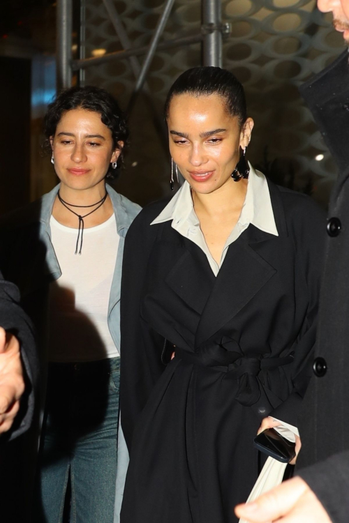 Zoe Kravitz Leaves SNL Dinner Party at Zuma in New York 3