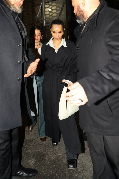 Zoe Kravitz Leaves SNL Dinner Party at Zuma in New York 4