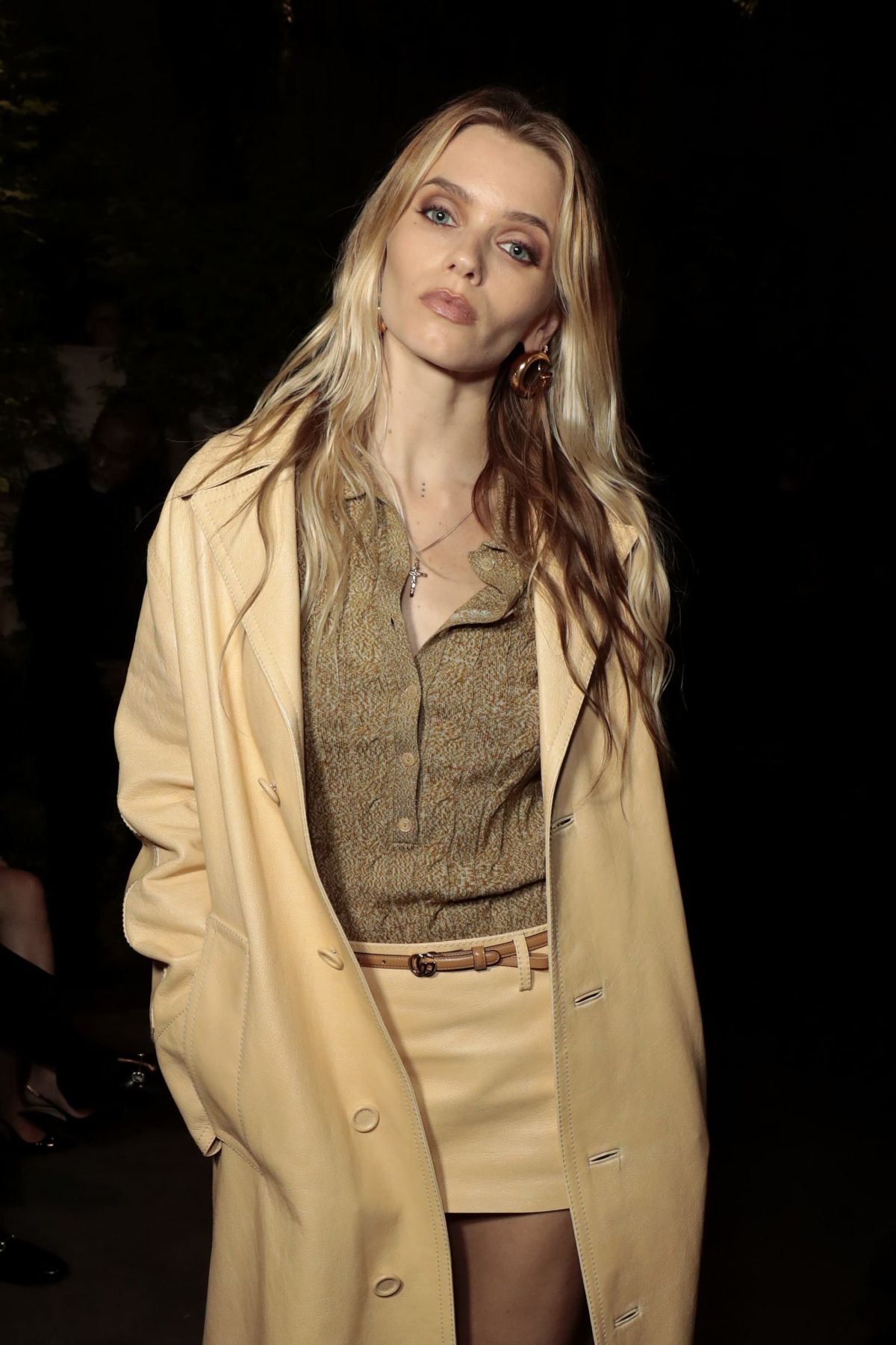 Abbey Lee Kershaw at Gucci Cruise 2025 Fashion Show Tate Modern London