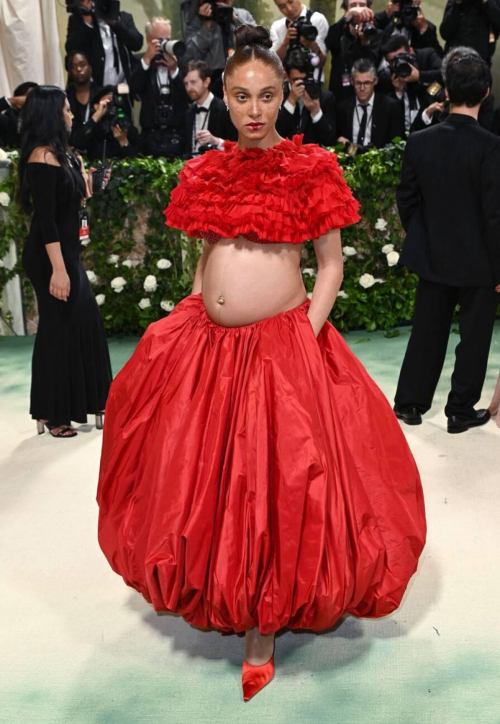 Adwoa Aboah Pregnant at Met Gala Celebrating Sleeping Beauties in New York