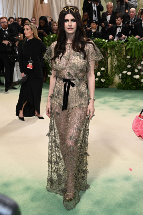 Alexandra Daddario at Met Gala 2024 in New York 3