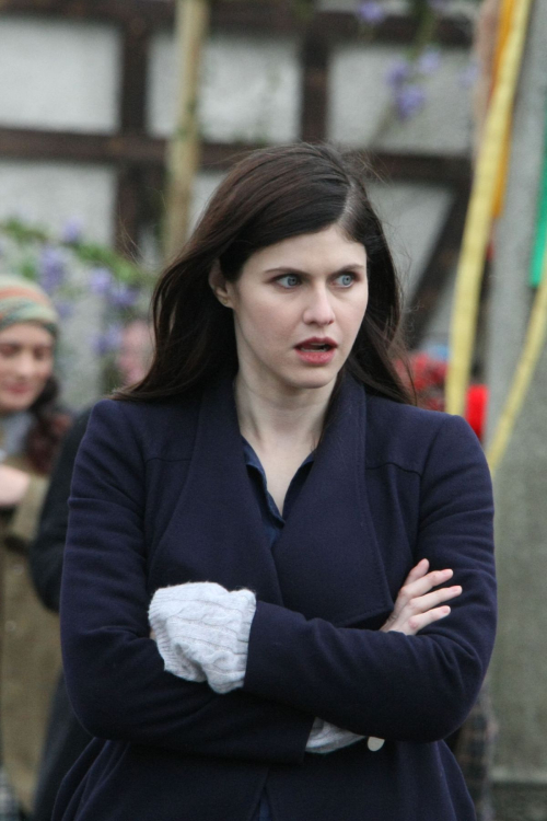 Alexandra Daddario on the Set of Mayfair Witches Season 2 in Ireland