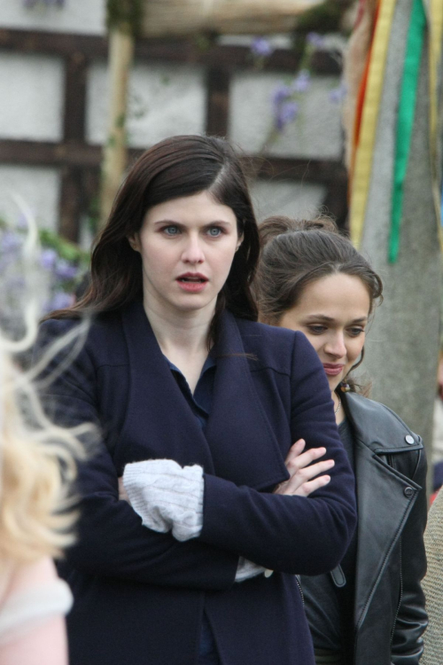 Alexandra Daddario on the Set of Mayfair Witches Season 2 in Ireland 1