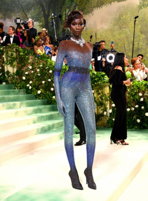 Anok Yai at Met Gala Celebrating Sleeping Beauties in New York 1