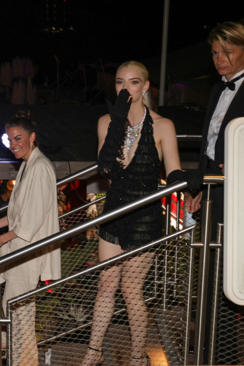 Anya Taylor-Joy Arrives at Furiosa: A Mad Max Saga Afterparty in Cannes 2