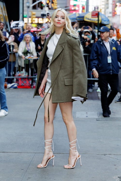 Anya Taylor-Joy Arrives at Good Morning America in New York 6