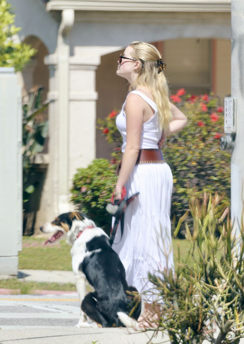 Ava Phillippe Walking Her Dog in Los Angeles 2