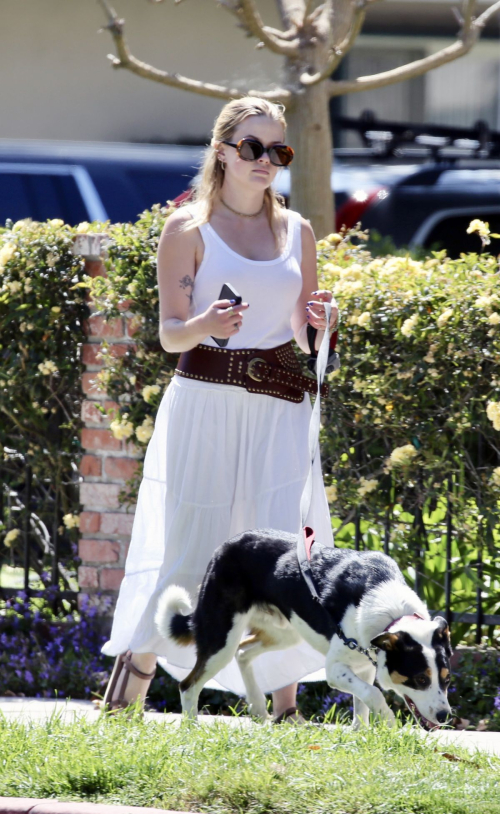 Ava Phillippe Walking Her Dog in Los Angeles 6