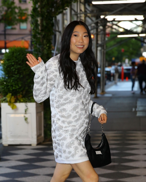 Awkwafina Arrives at ACE Awards at Pierre Hotel in New York 2