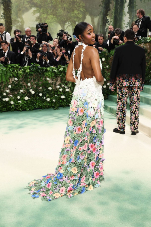 Ayo Edebiri at Met Gala Sleeping Beauties Celebration in New York