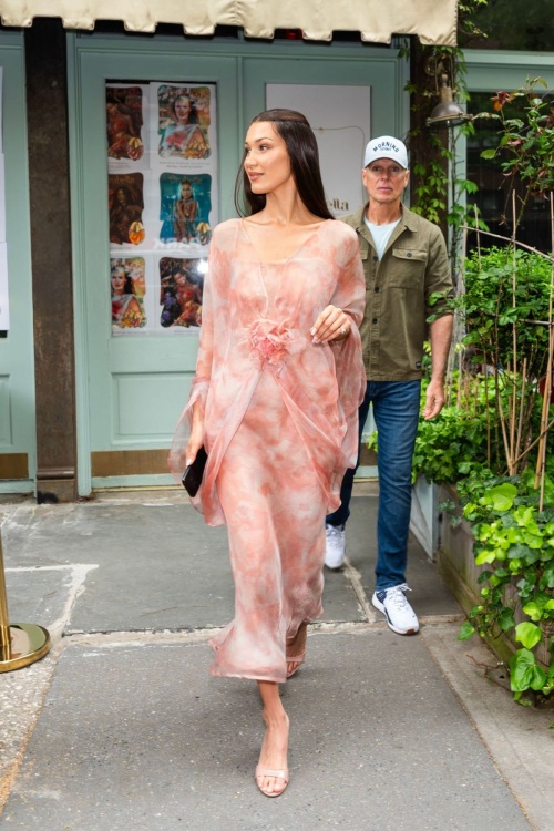 Bella Hadid at Orebella Popup in West Village New York